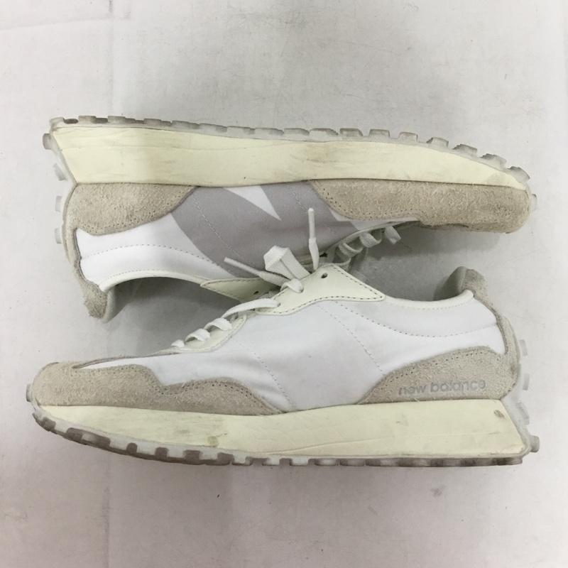 ニューバランス New Balance スニーカー スニーカー WS327SFD ビッグNロゴ 24.5cm 24.5cm ロゴ、文字 白 / ホワイト / white X 銀 / シルバー / silver color レディース USED 古着 中古 10154190