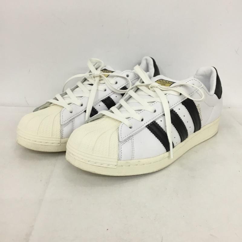 アディダス adidas スニーカー スニーカー FV3017 SUPER STAR LACELESS SUPER STAR LACELESS 24.5cm 24.5cm ロゴ、文字 白 / ホワイト / white X 黒 / ブラック / black レディース USED 古着 中古 10154191