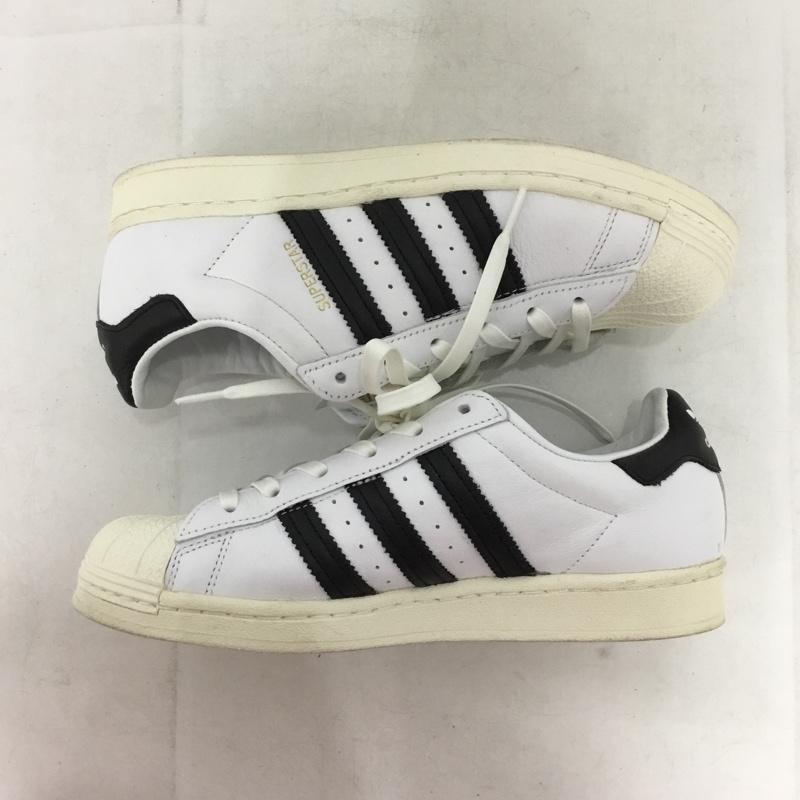 アディダス adidas スニーカー スニーカー FV3017 SUPER STAR LACELESS SUPER STAR LACELESS 24.5cm 24.5cm ロゴ、文字 白 / ホワイト / white X 黒 / ブラック / black レディース USED 古着 中古 10154191
