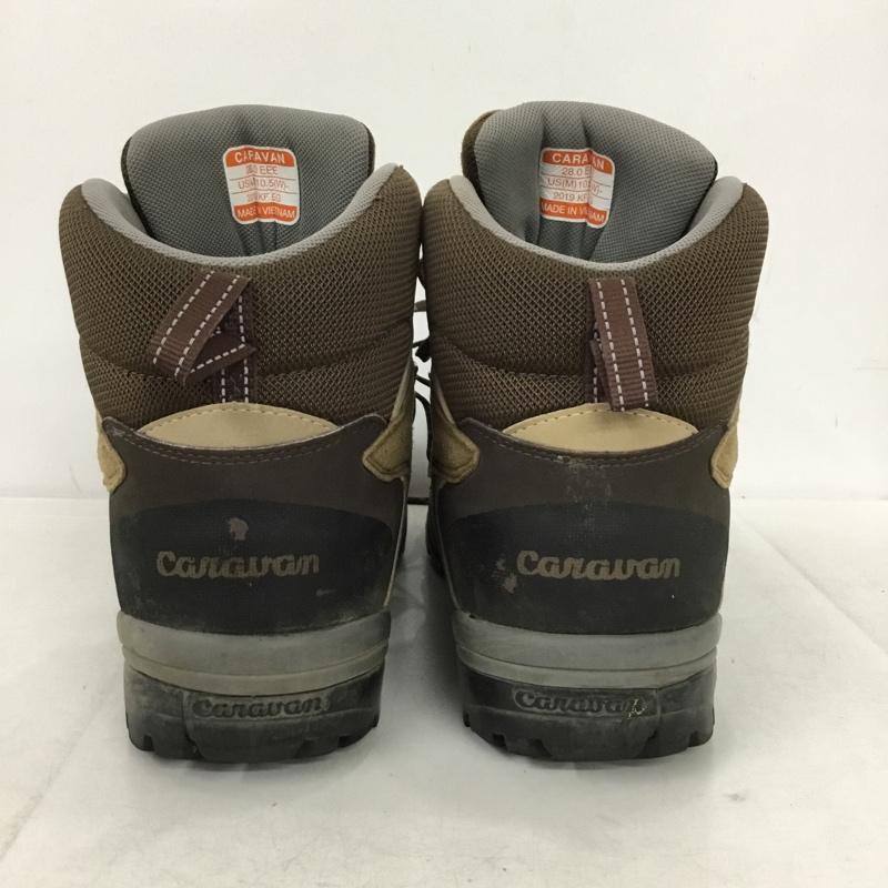 キャラバン Caravan アウトドアシューズ アウトドアシューズ 登山靴 ゴアテックス 28.0 EEE 箱有 ハイカット 28.0cm ロゴ、文字 茶 / ブラウン / brown メンズ USED 古着 中古 10154193
