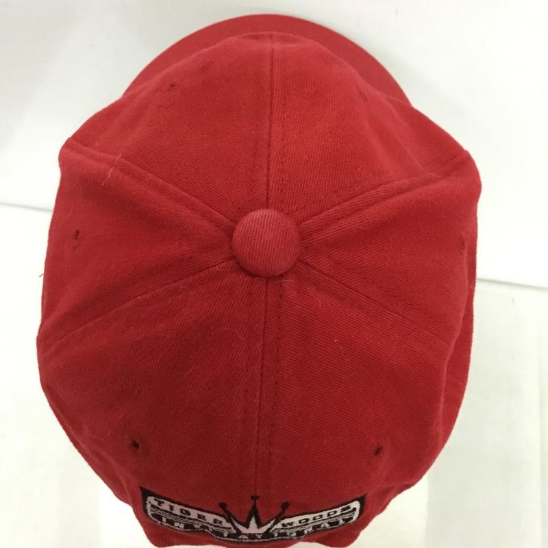 ナイキ NIKE 帽子 キャップ TIGER WOODS INVITATIONAL コットン ワンポイント 赤 / レッド / red メンズ USED 古着 中古 10154196
