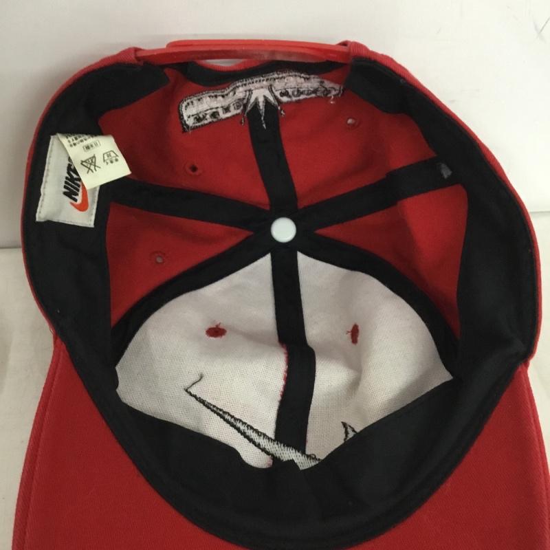 ナイキ NIKE 帽子 キャップ TIGER WOODS INVITATIONAL コットン ワンポイント 赤 / レッド / red メンズ USED 古着 中古 10154196