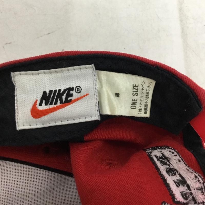 ナイキ NIKE 帽子 キャップ TIGER WOODS INVITATIONAL コットン ワンポイント 赤 / レッド / red メンズ USED 古着 中古 10154196