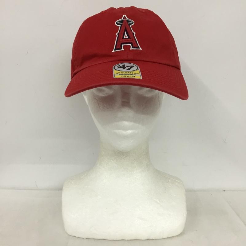フォーティーセブンブランド 47 Brand 帽子 キャップ ロサンゼルス エンゼルス LA クリーンナップ 刺繍 赤 / レッド / red メンズ USED 古着 中古 10154199