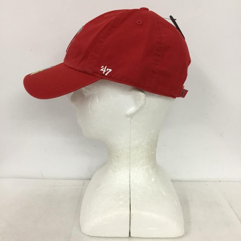 フォーティーセブンブランド 47 Brand 帽子 キャップ ロサンゼルス エンゼルス LA クリーンナップ 刺繍 赤 / レッド / red メンズ USED 古着 中古 10154199