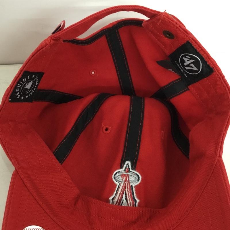 フォーティーセブンブランド 47 Brand 帽子 キャップ ロサンゼルス エンゼルス LA クリーンナップ 刺繍 赤 / レッド / red メンズ USED 古着 中古 10154199