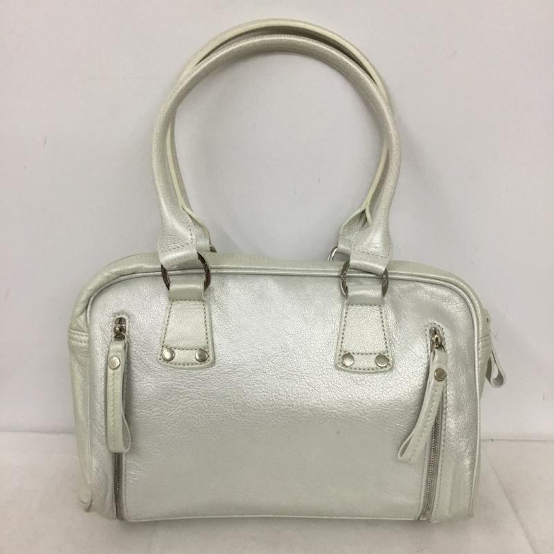 ロンシャン LONGCHAMP ハンドバッグ ハンドバッグ ロゴ、文字 銀 / シルバー / silver color レディース USED 古着 中古 10154201
