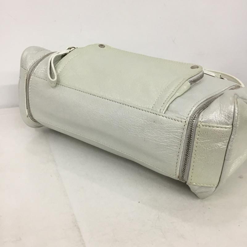 ロンシャン LONGCHAMP ハンドバッグ ハンドバッグ ロゴ、文字 銀 / シルバー / silver color レディース USED 古着 中古 10154201