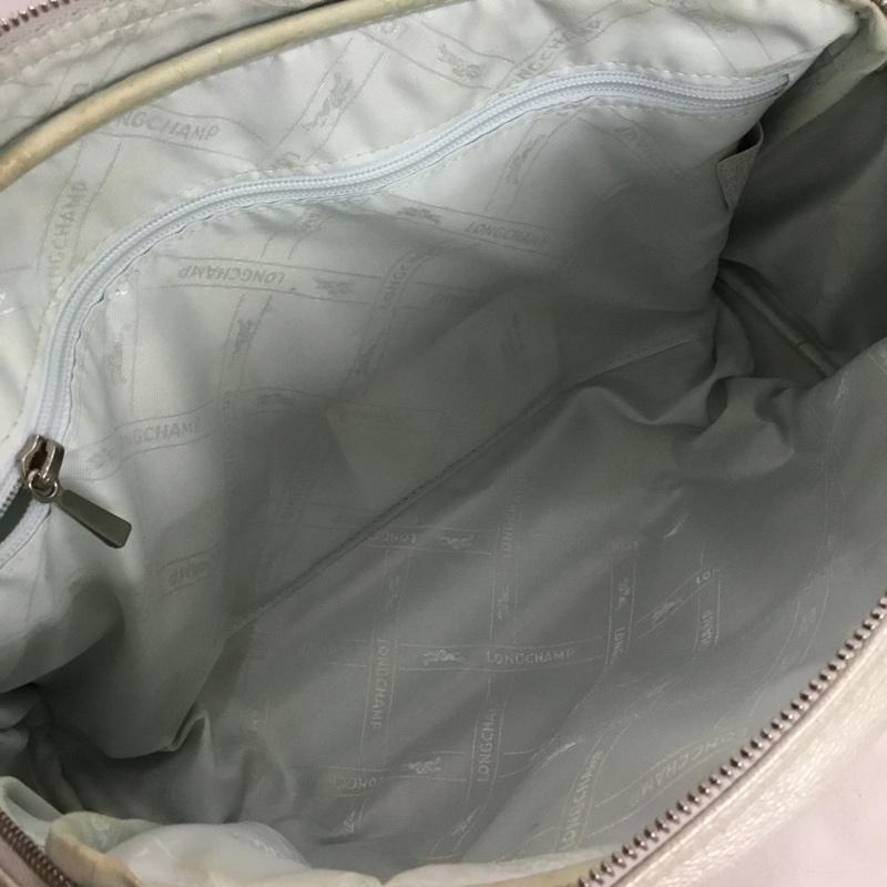 ロンシャン LONGCHAMP ハンドバッグ ハンドバッグ ロゴ、文字 銀 / シルバー / silver color レディース USED 古着 中古 10154201