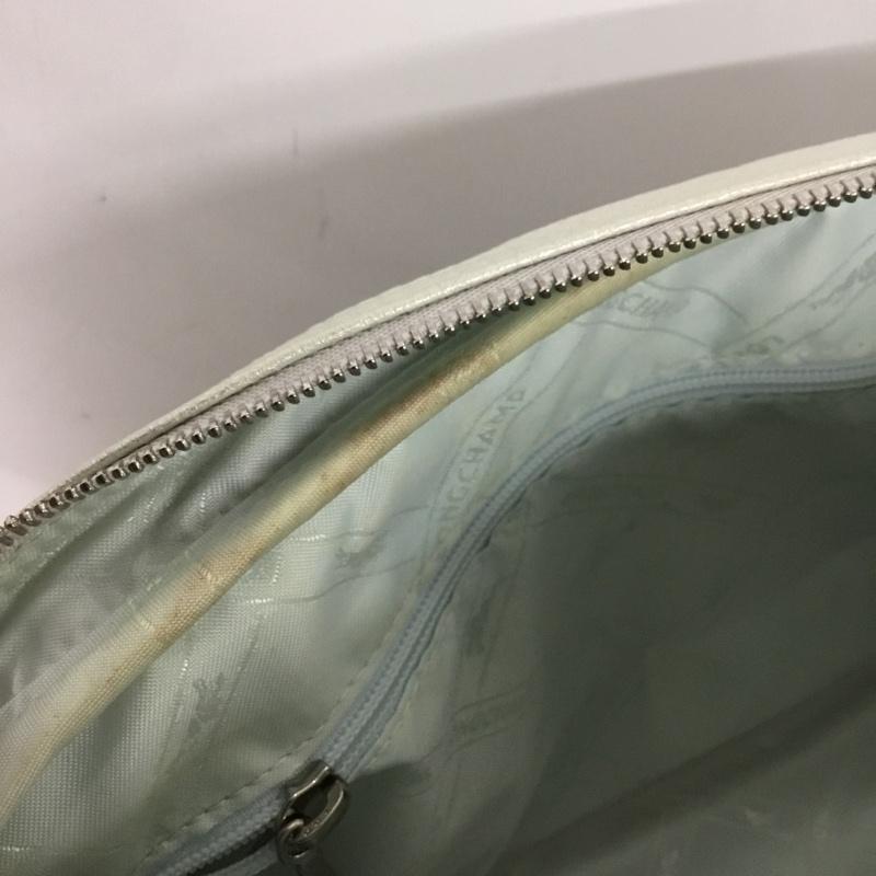 ロンシャン LONGCHAMP ハンドバッグ ハンドバッグ ロゴ、文字 銀 / シルバー / silver color レディース USED 古着 中古 10154201