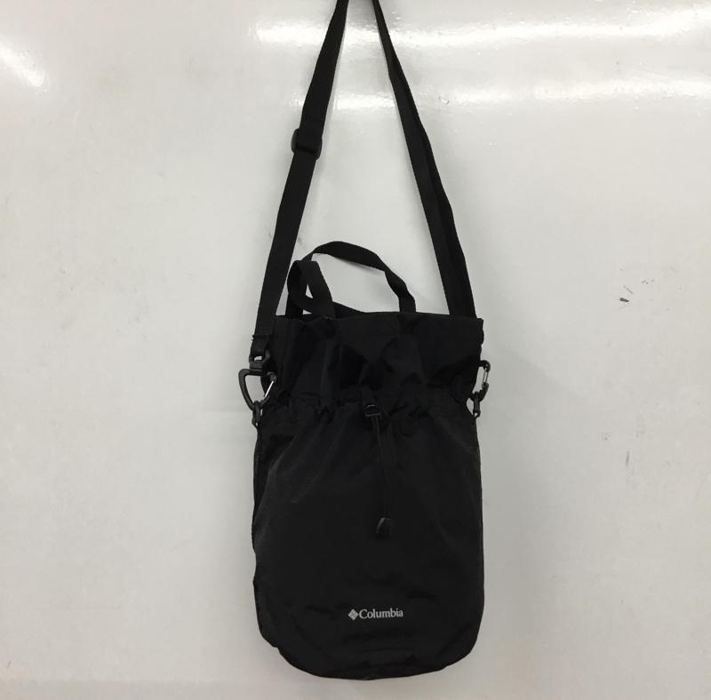 コロンビア Columbia ショルダーバッグ ショルダーバッグ 224 PU8661 ワクレラショルダー パッカブル ハンドバッグ ロゴ、文字 黒 / ブラック / black メンズ USED 古着 中古 10154204