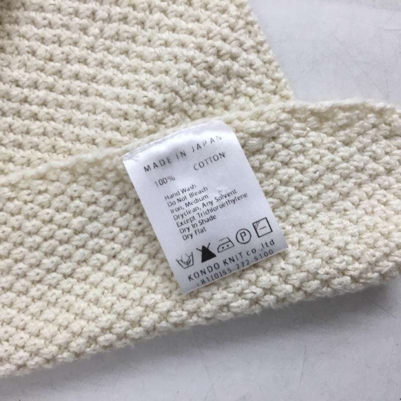 エヴァムエヴァ evam eva ストール ストール一般 オーガニックコットン ボタン付き 無地 アイボリー / アイボリー / レディース USED 古着 中古 10154205
