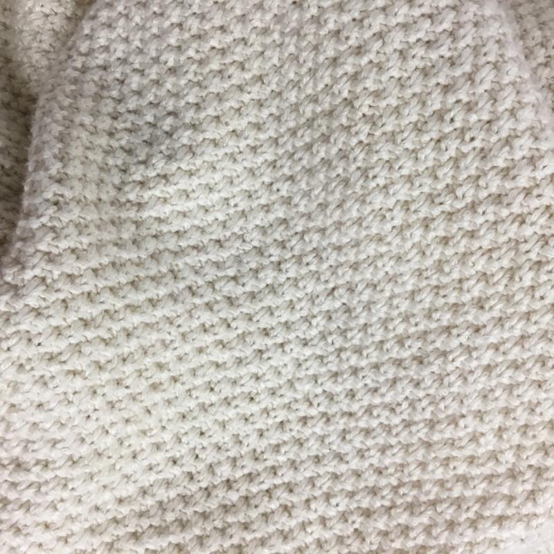 エヴァムエヴァ evam eva ストール ストール一般 オーガニックコットン ボタン付き 無地 アイボリー / アイボリー / レディース USED 古着 中古 10154205