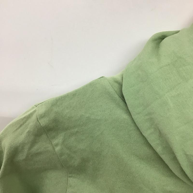 アニエス・ベー agnes b. カットソー 長袖 1109-2689 タートルネック コットン 2 無地 薄緑 / ライトグリーン / レディース USED 古着 中古 10154211