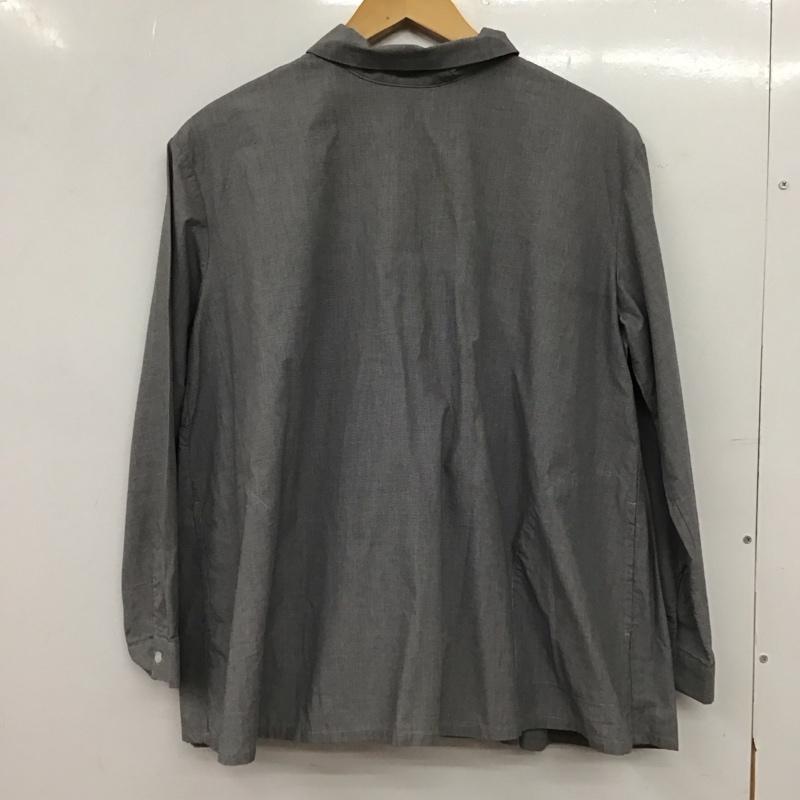 オハコ Number18 シャツ、ブラウス 長袖 長袖シャツ プルオーバーシャツ フレアシャツ FREE  灰 / グレー / gray レディース USED 古着 中古 10154214