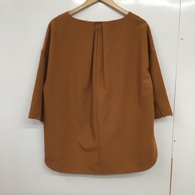 ニコアンド niko and... カットソー 半袖 半袖カットソー 無地Tシャツ Vネックカットソー 無地 茶 / ブラウン / brown レディース USED 古着 中古 10154218