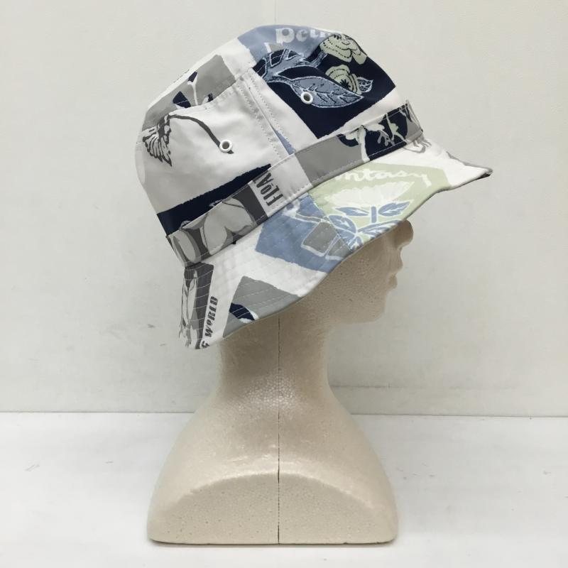 カーハートダブリューアイピー Carhartt WIP 帽子 ハット Carhartt WIP 総柄 シルヴァン バケットハット 総柄 白 / ホワイト / white メンズ USED 古着 中古 10154219