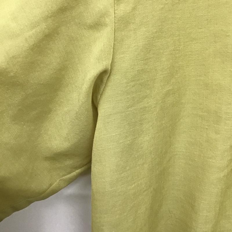 ダブルクローゼット w closet シャツ、ブラウス 長袖 長袖シャツ フロントボタン カラーシャツ 無地 カーキ / カーキ / khaki レディース USED 古着 中古 10154220