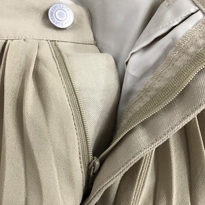 スナイデル SNIDEL スカート ロングスカート ロングスカート フレアスカート カジュアルスカート プリーツスカート 2 無地 ベージュ / ベージュ / beige レディース USED 古着 中古 10154221