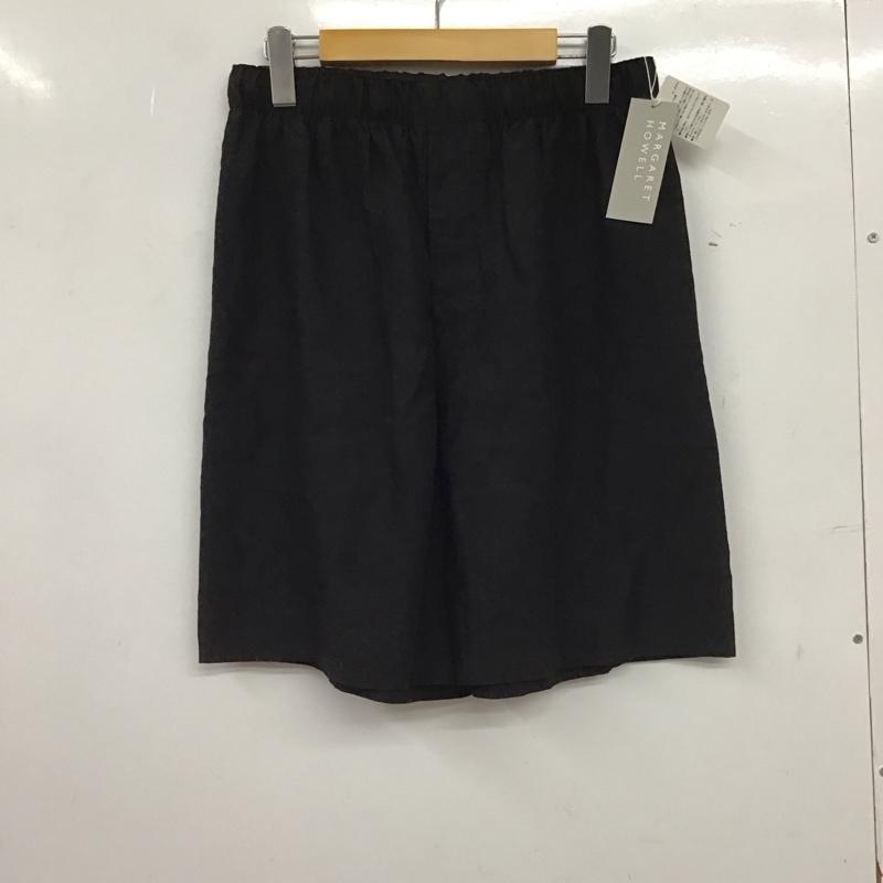 マーガレットハウエル MARGARET HOWELL パンツ ショートパンツ ショートパンツ ハーフパンツ カジュアルパンツ 2 無地 黒 / ブラック / black レディース USED 古着 中古 10154223
