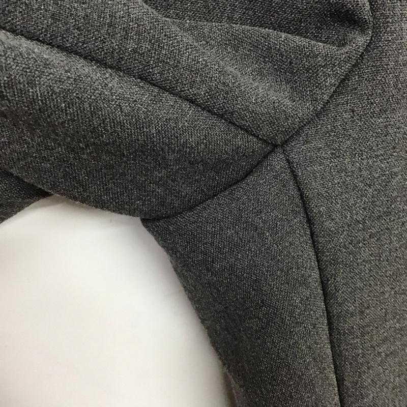 ザラ ZARA パンツ スラックス スラックスパンツ ワイドパンツ センタータックパンツ L 無地 灰 / グレー / gray レディース USED 古着 中古 10154224