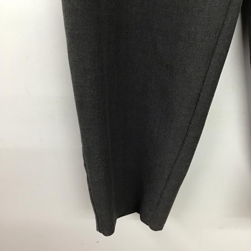 ザラ ZARA パンツ スラックス スラックスパンツ ワイドパンツ センタータックパンツ L 無地 灰 / グレー / gray レディース USED 古着 中古 10154224