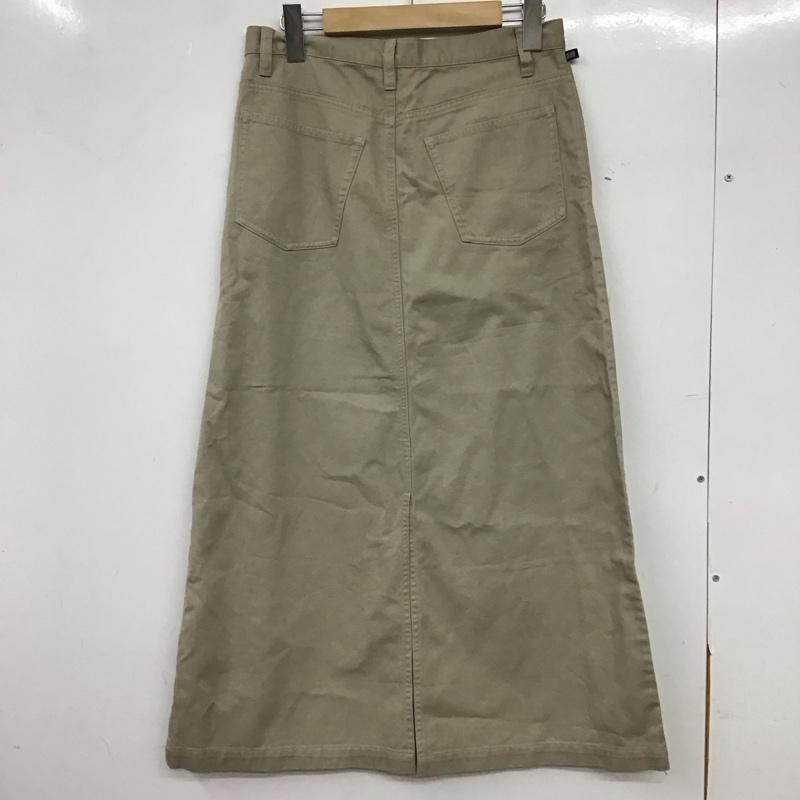 ポロジーンズ Polo Jeans Co. スカート ロングスカート ロングスカート タイトスカート バックスリット 2 無地 ベージュ / ベージュ / beige レディース USED 古着 中古 10154225