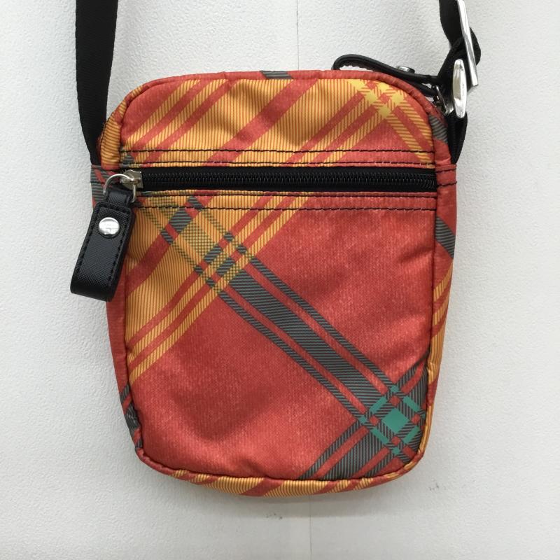 ヴィヴィアンウエストウッド Vivienne Westwood ショルダーバッグ ショルダーバッグ Vivienne Westwood チェック柄 ナイロンキャンバス素材　ショルダーバッグ チェック 赤 / レッド / red X 黄 / イエロー / yellow レディース USED 古着 中古 10154226