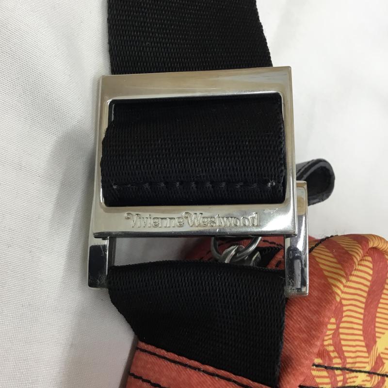 ヴィヴィアンウエストウッド Vivienne Westwood ショルダーバッグ ショルダーバッグ Vivienne Westwood チェック柄 ナイロンキャンバス素材　ショルダーバッグ チェック 赤 / レッド / red X 黄 / イエロー / yellow レディース USED 古着 中古 10154226