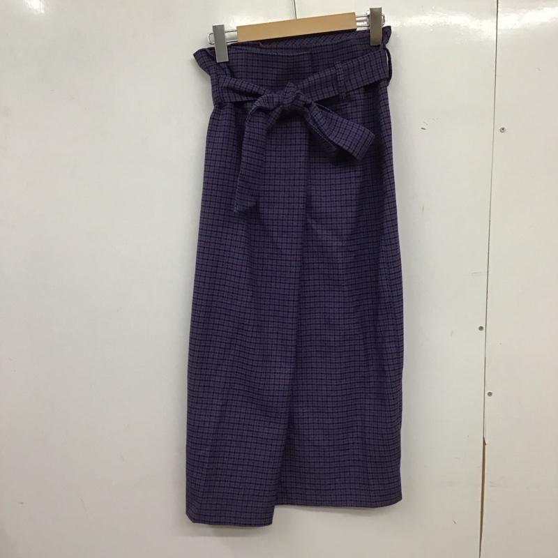 ザラウーマン ZARA WOMAN スカート ロングスカート ロングスカート フレアスカート カジュアルスカート XS チェック マルチカラー / マルチカラー / multicolor レディース USED 古着 中古 10154228