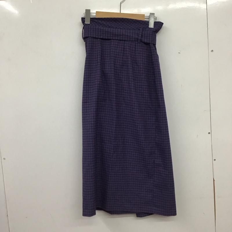 ザラウーマン ZARA WOMAN スカート ロングスカート ロングスカート フレアスカート カジュアルスカート XS チェック マルチカラー / マルチカラー / multicolor レディース USED 古着 中古 10154228