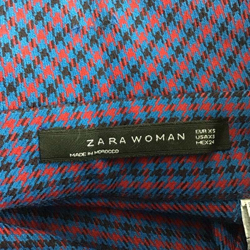 ザラウーマン ZARA WOMAN スカート ロングスカート ロングスカート フレアスカート カジュアルスカート XS チェック マルチカラー / マルチカラー / multicolor レディース USED 古着 中古 10154228