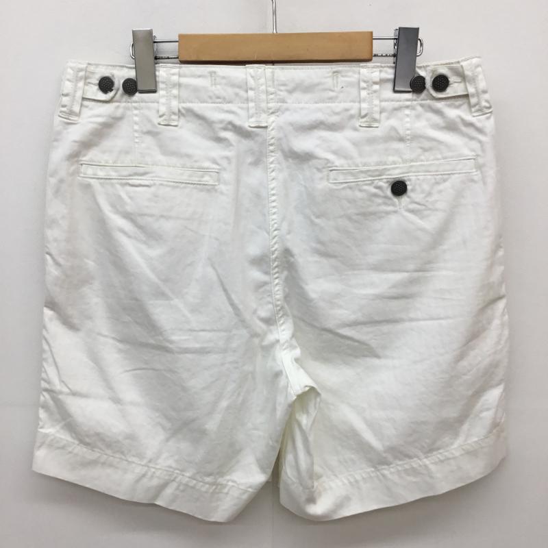 ダブルアールエル ラルフローレン RRL RALPH LAUREN パンツ ショートパンツ RRL ダブルアールエル オフィサーズチノショーツ ハーフパンツ 32インチ 無地 白 / ホワイト / white メンズ USED 古着 中古 10154229