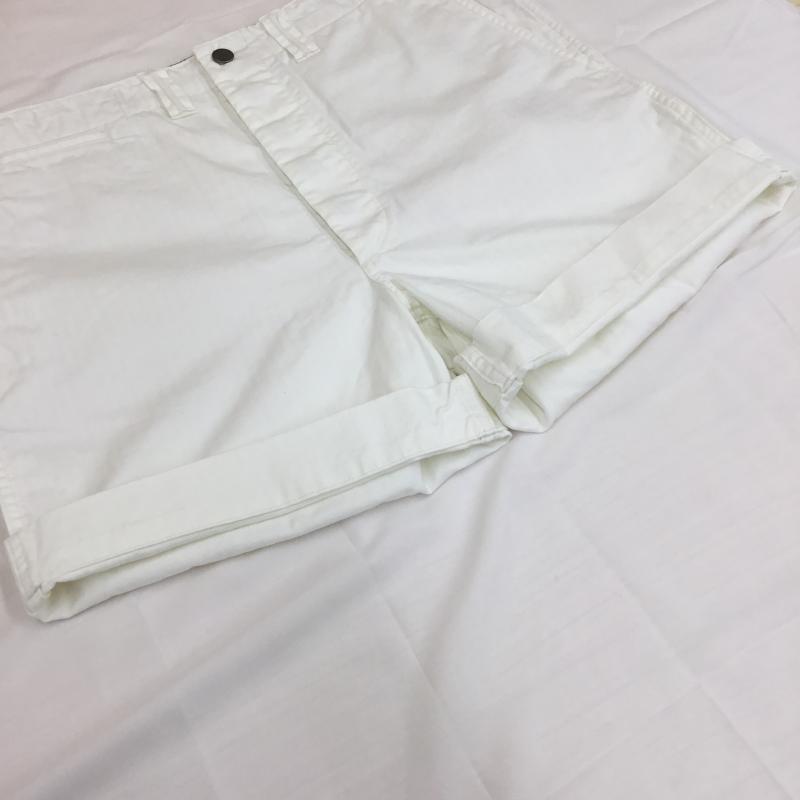 ダブルアールエル ラルフローレン RRL RALPH LAUREN パンツ ショートパンツ RRL ダブルアールエル オフィサーズチノショーツ ハーフパンツ 32インチ 無地 白 / ホワイト / white メンズ USED 古着 中古 10154229