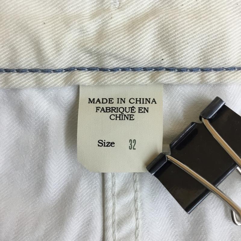 ダブルアールエル ラルフローレン RRL RALPH LAUREN パンツ ショートパンツ RRL ダブルアールエル オフィサーズチノショーツ ハーフパンツ 32インチ 無地 白 / ホワイト / white メンズ USED 古着 中古 10154229