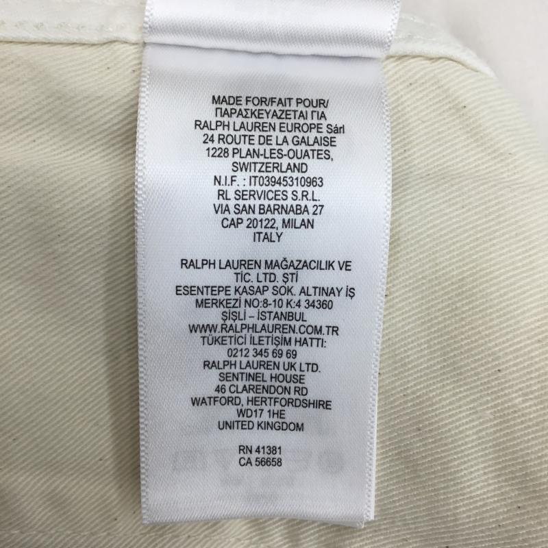 ダブルアールエル ラルフローレン RRL RALPH LAUREN パンツ ショートパンツ RRL ダブルアールエル オフィサーズチノショーツ ハーフパンツ 32インチ 無地 白 / ホワイト / white メンズ USED 古着 中古 10154229
