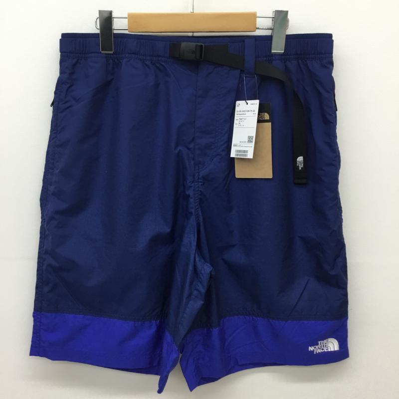 ザノースフェイス THE NORTH FACE パンツ ショートパンツ THE NORTH FACE アウトドア ハーフパンツ Nuptse Short ヌプシショーツ NB42552 XL ロゴ、文字 青 / ブルー / blue X 紺 / ネイビー / navy メンズ USED 古着 中古 10154232