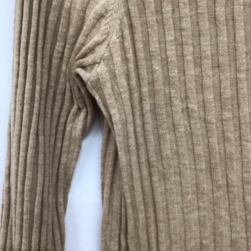 ザラ ZARA シャツ、ブラウス 長袖 長袖ニットシャツ カラーシャツ フロントボタン M ストライプ ベージュ / ベージュ / beige レディース USED 古着 中古 10154233