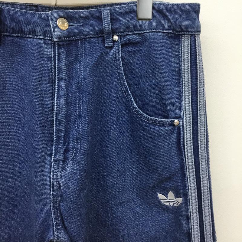 アディダス adidas パンツ デニム、ジーンズ アディカラー デニム ファイヤーバードパンツ JC6234 32インチ ロゴ、文字 青 / ブルー / blue メンズ USED 古着 中古 10154235