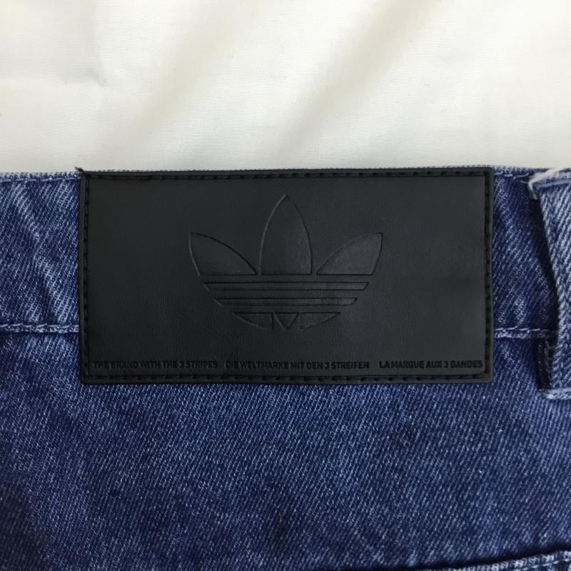 アディダス adidas パンツ デニム、ジーンズ アディカラー デニム ファイヤーバードパンツ JC6234 32インチ ロゴ、文字 青 / ブルー / blue メンズ USED 古着 中古 10154235