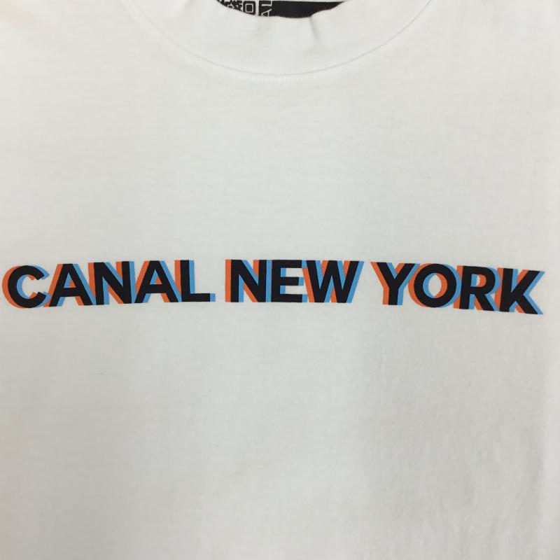ＵＳフルギ US古着 Tシャツ 半袖 CANAL NEW YORK 半袖 Tシャツ 白 XL ロゴ、文字 白 / ホワイト / white メンズ USED 古着 中古 10154237