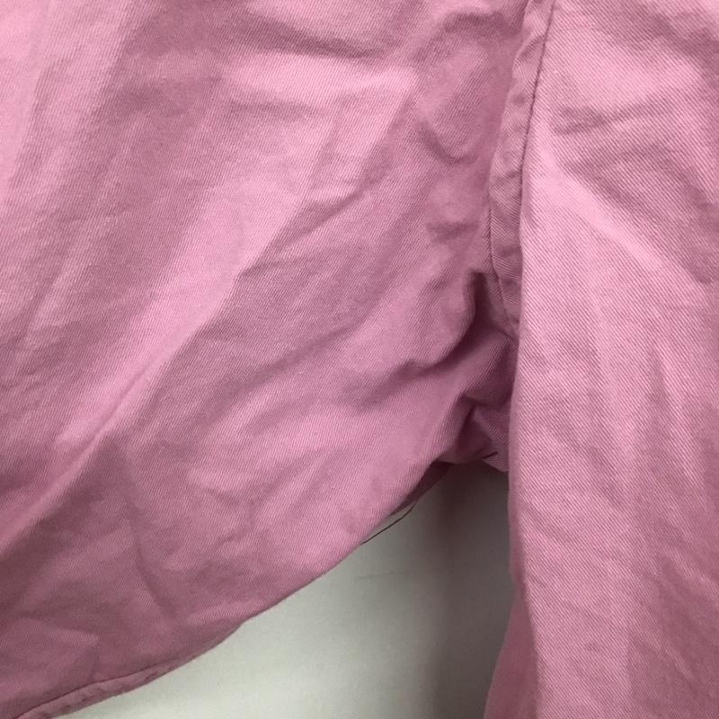 ニコアンド niko and... シャツ、ブラウス 長袖 長袖シャツ 無地シャツ カラーシャツ M 無地 桃 / ピンク / pink メンズ USED 古着 中古 10154238