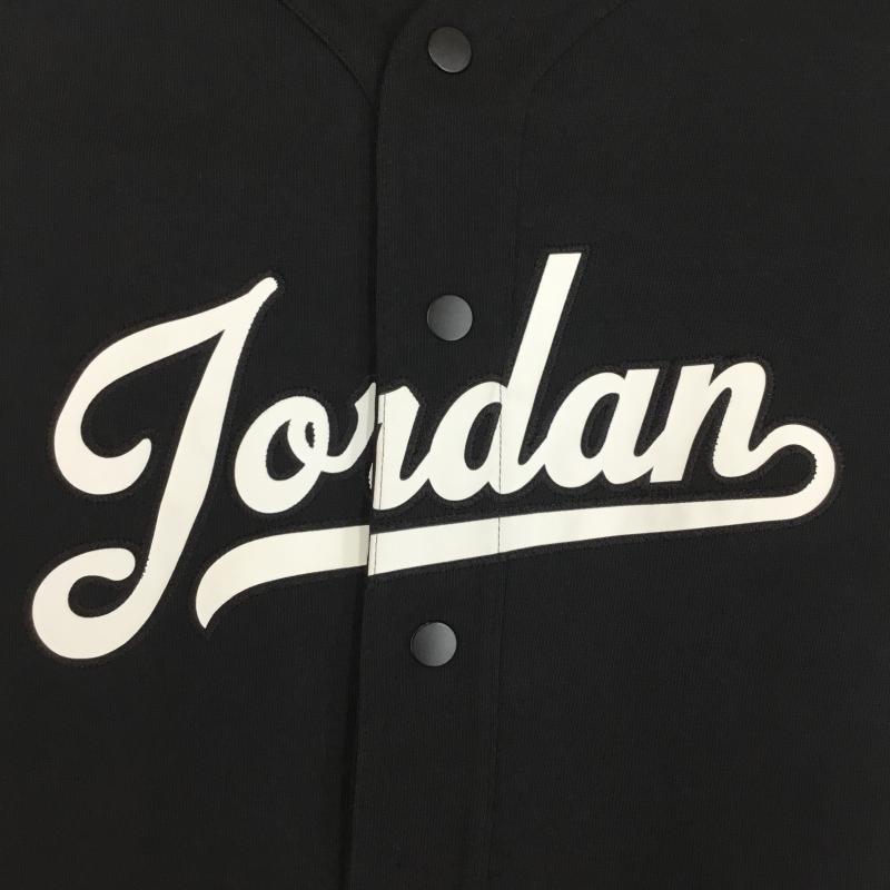 ジョーダンブランド JORDAN BRAND カットソー 半袖 JORDAN BRAND メンズ ベースボール シャツ Flight MVP Statement Baseball Top ウェア M ロゴ、文字 黒 / ブラック / black メンズ USED 古着 中古 10154240