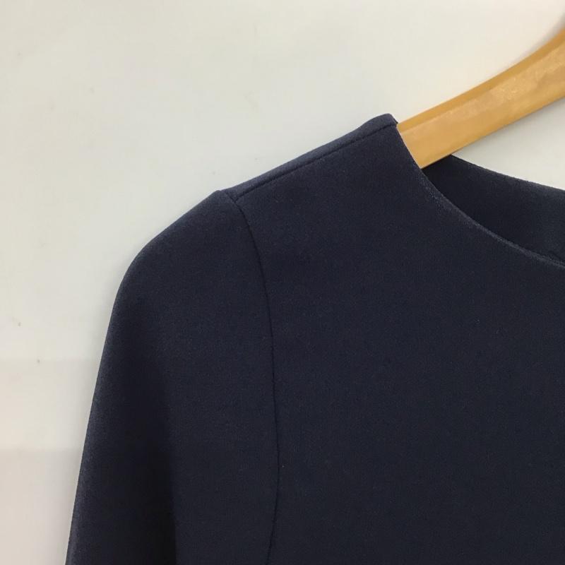 エヌナチュラルビューティーベーシック N.NATURALBEAUTYBASIC カットソー 長袖 長袖カットソー プルオーバーシャツ S 無地 紺 / ネイビー / navy レディース USED 古着 中古 10154241