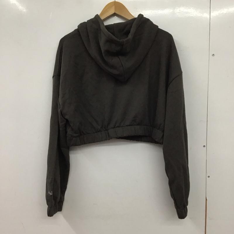 ダブルクローゼット w closet パーカー 長袖 長袖パーカー プルオーバーパーカー スウェット FREE 無地 ダークグレー / ダークグレー / レディース USED 古着 中古 10154245