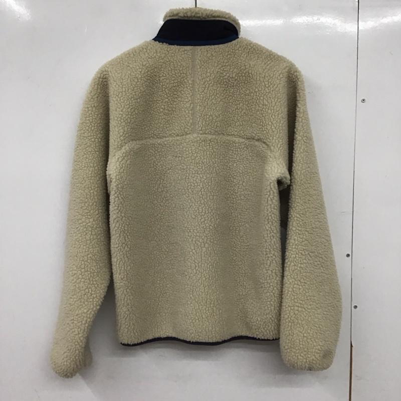 パタゴニア patagonia ジャケット、上着 ジャンパー、ブルゾン 23056fa18 クラシックレトロ ジャケット ジップアップジャケット XS ロゴ、文字 アイボリー / アイボリー / メンズ USED 古着 中古 10154246