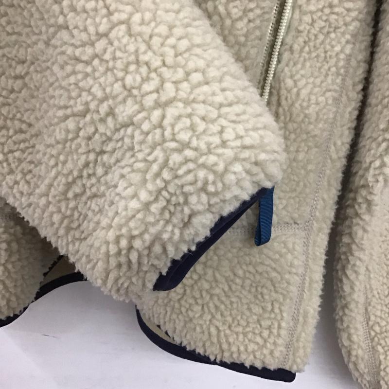 パタゴニア patagonia ジャケット、上着 ジャンパー、ブルゾン 23056fa18 クラシックレトロ ジャケット ジップアップジャケット XS ロゴ、文字 アイボリー / アイボリー / メンズ USED 古着 中古 10154246