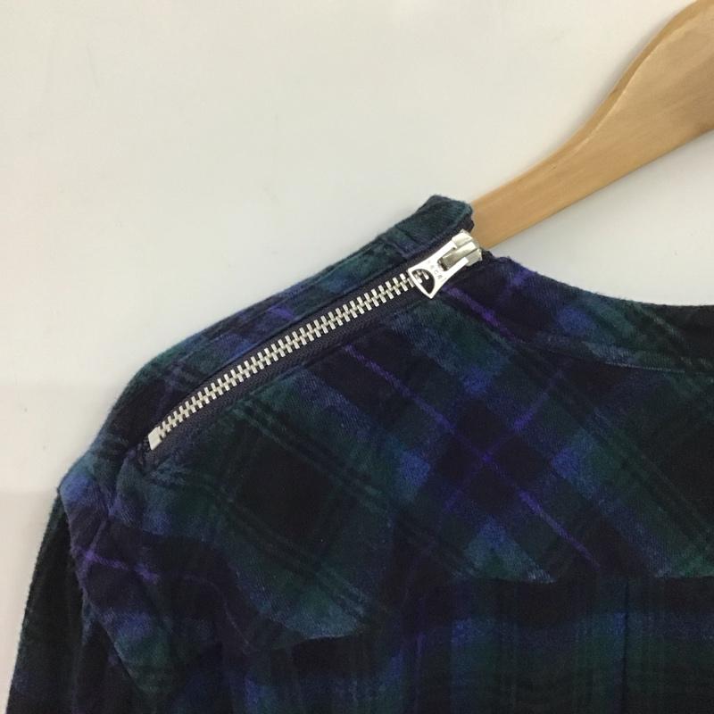 サカイ Sacai カットソー 長袖 長袖カットソー プルオーバーカットソー 3 チェック マルチカラー / マルチカラー / multicolor メンズ USED 古着 中古 10154249