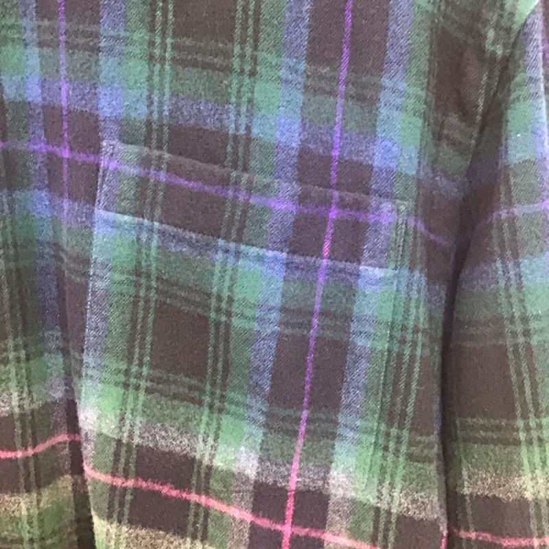 サカイ Sacai カットソー 長袖 長袖カットソー プルオーバーカットソー 3 チェック マルチカラー / マルチカラー / multicolor メンズ USED 古着 中古 10154249