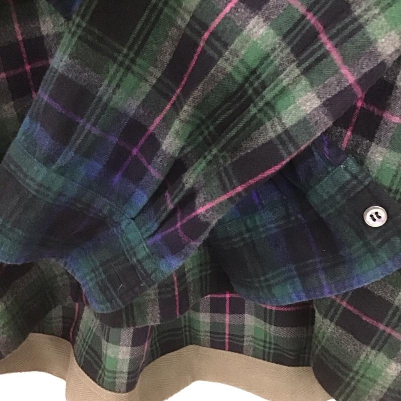 サカイ Sacai カットソー 長袖 長袖カットソー プルオーバーカットソー 3 チェック マルチカラー / マルチカラー / multicolor メンズ USED 古着 中古 10154249